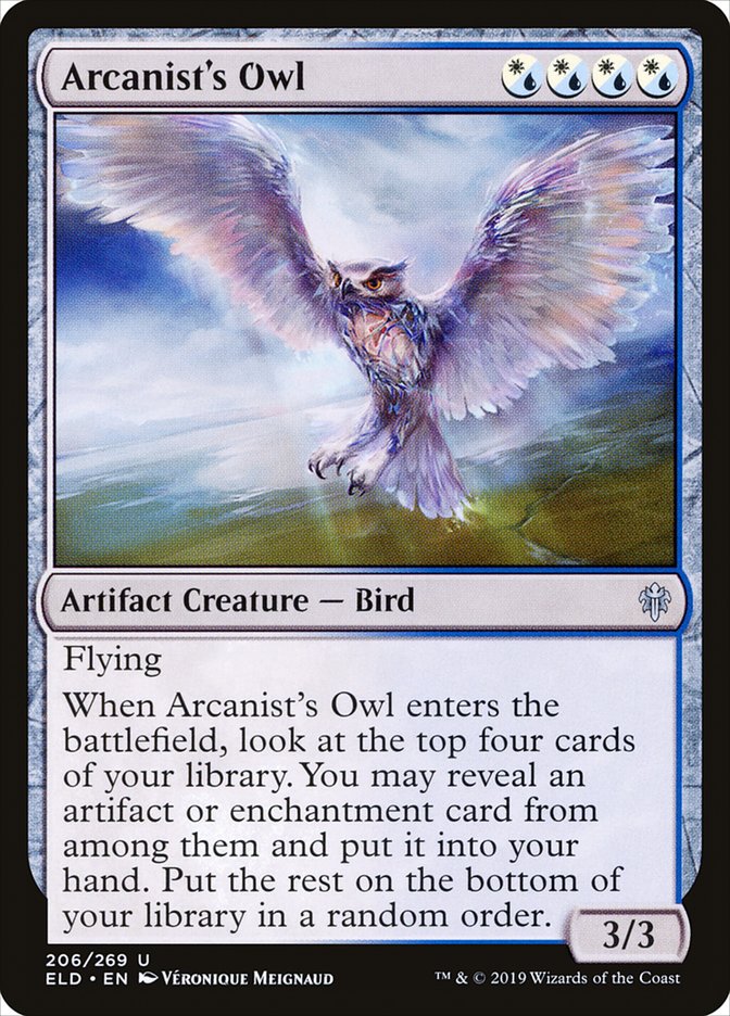 Arcanist's Owl [Throne of Eldraine] | Dragon's Lair Comics and Fantasy Houston TX