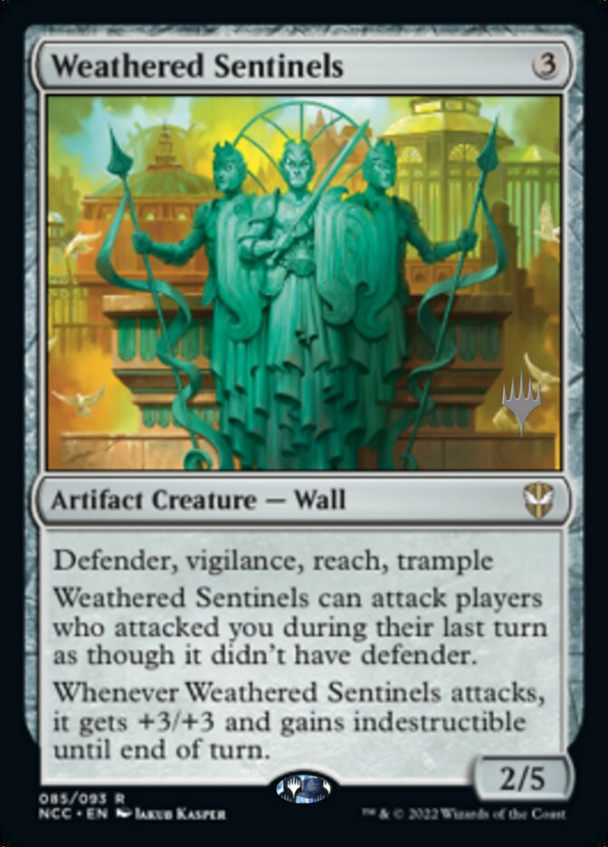 Weathered Sentinels (Promo Pack) [Streets of New Capenna Commander Promos] | Dragon's Lair Comics and Fantasy Houston TX