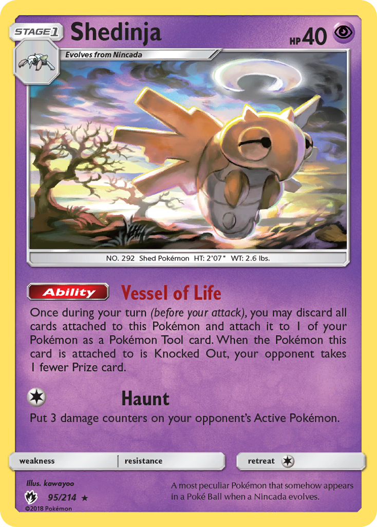 Shedinja (95/214) [Sun & Moon: Lost Thunder] | Dragon's Lair Comics and Fantasy Houston TX