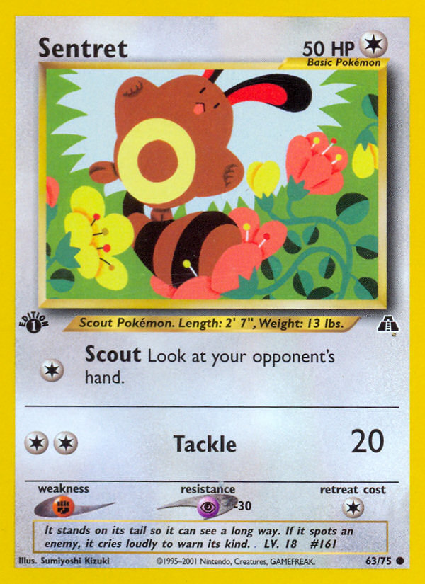 Sentret (63/75) [Neo Discovery 1st Edition] | Dragon's Lair Comics and Fantasy Houston TX