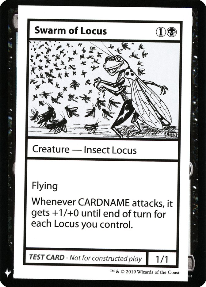 Swarm of Locus [Mystery Booster Playtest Cards] | Dragon's Lair Comics and Fantasy Houston TX