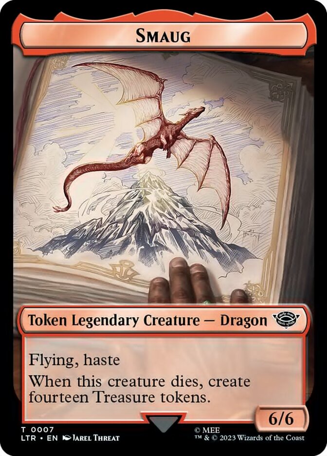 Smaug Token [The Lord of the Rings: Tales of Middle-Earth Tokens] | Dragon's Lair Comics and Fantasy Houston TX