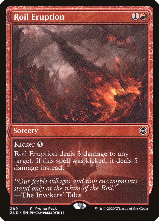 Roil Eruption (Promo Pack) [Zendikar Rising Promos] | Dragon's Lair Comics and Fantasy Houston TX