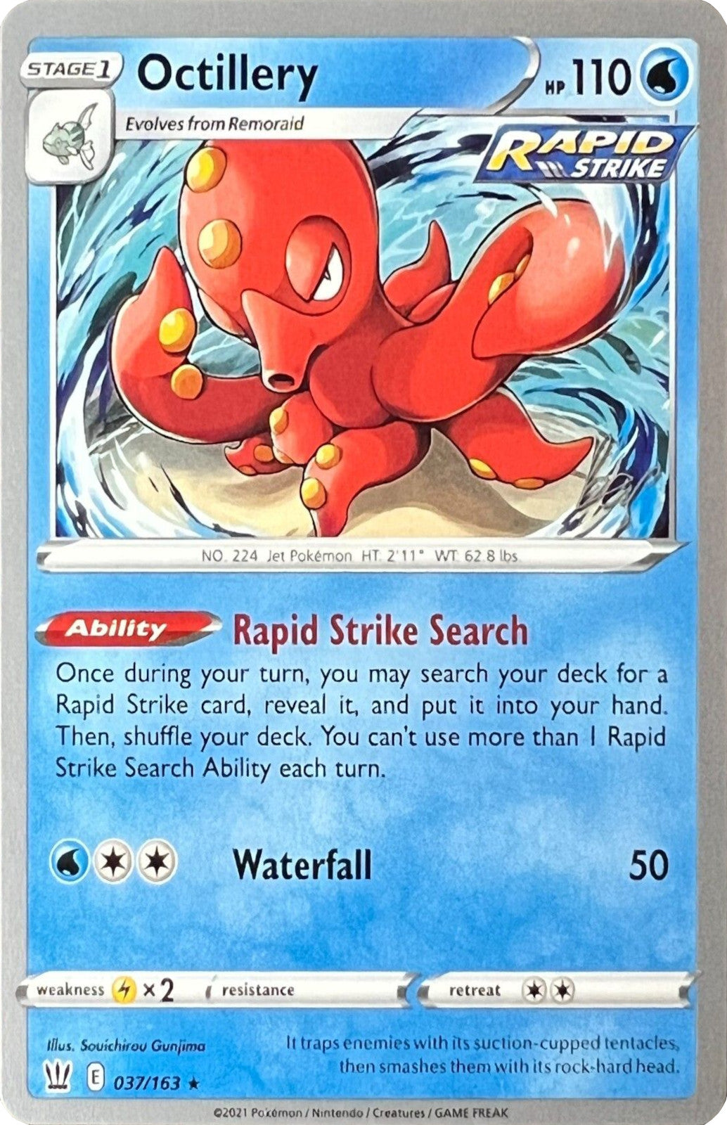 Octillery (037/163) (Cheryl Again - Sebastian Lashmet) [World Championships 2022] | Dragon's Lair Comics and Fantasy Houston TX