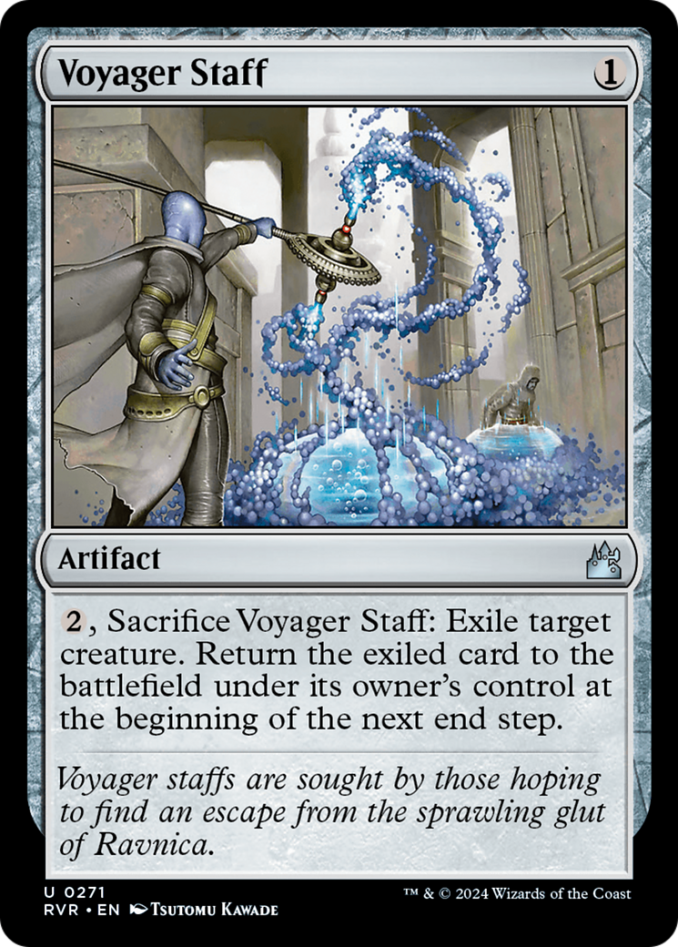 Voyager Staff [Ravnica Remastered] | Dragon's Lair Comics and Fantasy Houston TX