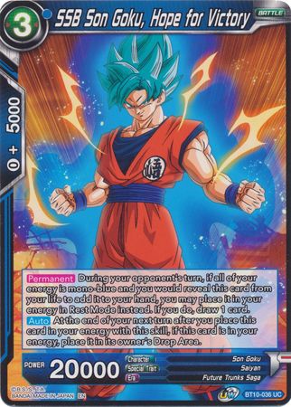 SSB Son Goku, Hope for Victory (BT10-036) [Rise of the Unison Warrior 2nd Edition] | Dragon's Lair Comics and Fantasy Houston TX