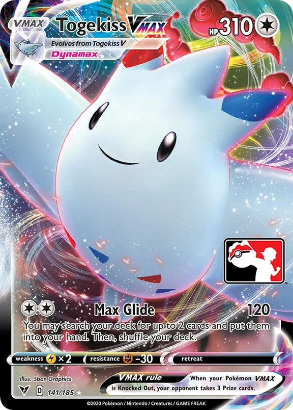 Togekiss VMAX (141/185) [Prize Pack Series One] | Dragon's Lair Comics and Fantasy Houston TX