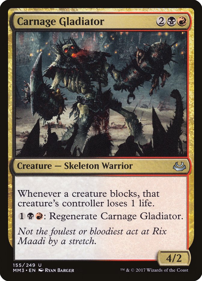 Carnage Gladiator [Modern Masters 2017] | Dragon's Lair Comics and Fantasy Houston TX