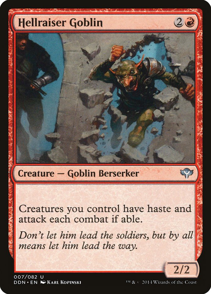 Hellraiser Goblin [Duel Decks: Speed vs. Cunning] | Dragon's Lair Comics and Fantasy Houston TX