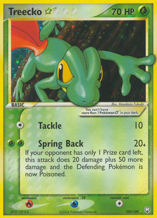 Treecko Star (109/109) [EX: Team Rocket Returns] | Dragon's Lair Comics and Fantasy Houston TX