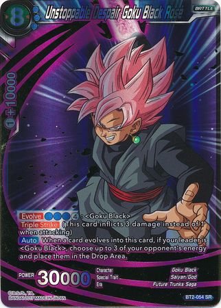 Unstoppable Despair Goku Black Rose (BT2-054) [Union Force] | Dragon's Lair Comics and Fantasy Houston TX