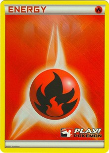 Fire Energy (2011 Play Pokemon Promo) [League & Championship Cards] | Dragon's Lair Comics and Fantasy Houston TX