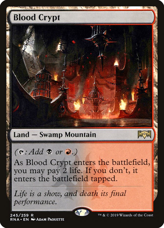 Blood Crypt [Ravnica Allegiance] | Dragon's Lair Comics and Fantasy Houston TX