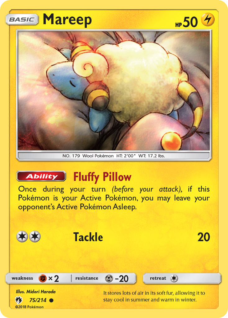 Mareep (75/214) [Sun & Moon: Lost Thunder] | Dragon's Lair Comics and Fantasy Houston TX