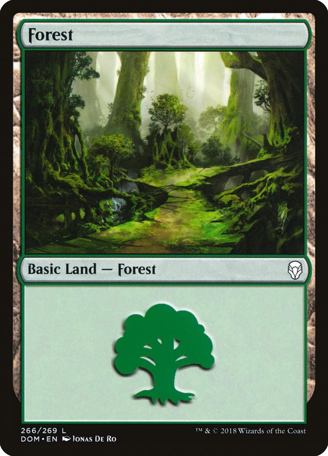 Forest (266) [Dominaria] | Dragon's Lair Comics and Fantasy Houston TX