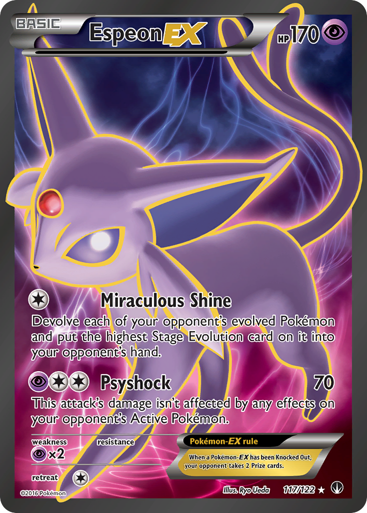 Espeon EX (117/122) [XY: BREAKpoint] | Dragon's Lair Comics and Fantasy Houston TX