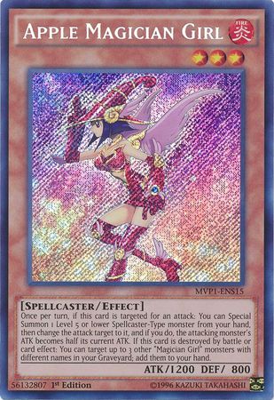 Apple Magician Girl [MVP1-ENS15] Secret Rare | Dragon's Lair Comics and Fantasy Houston TX