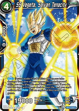 SS Vegeta, Saiyan Tenacity (Rare) (BT13-039) [Supreme Rivalry] | Dragon's Lair Comics and Fantasy Houston TX