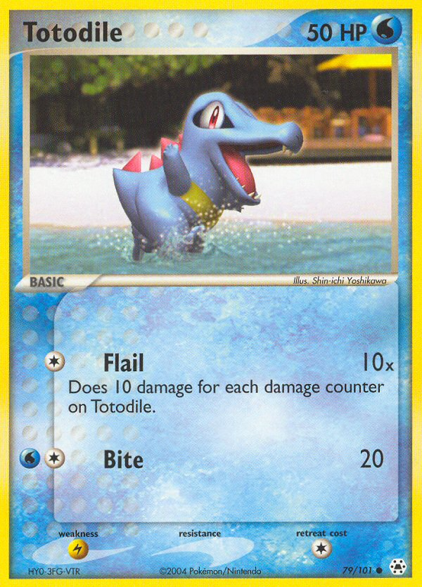 Totodile (79/101) [EX: Hidden Legends] | Dragon's Lair Comics and Fantasy Houston TX