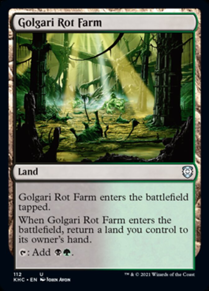 Golgari Rot Farm [Kaldheim Commander] | Dragon's Lair Comics and Fantasy Houston TX