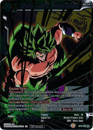 Broly, Limits Transcended (Event Pack 3 - 2019) (BT6-060_PR) [Promotion Cards] | Dragon's Lair Comics and Fantasy Houston TX