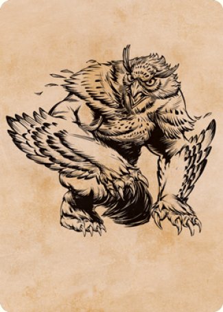 Owlbear (Showcase) Art Card [Dungeons & Dragons: Adventures in the Forgotten Realms Art Series] | Dragon's Lair Comics and Fantasy Houston TX