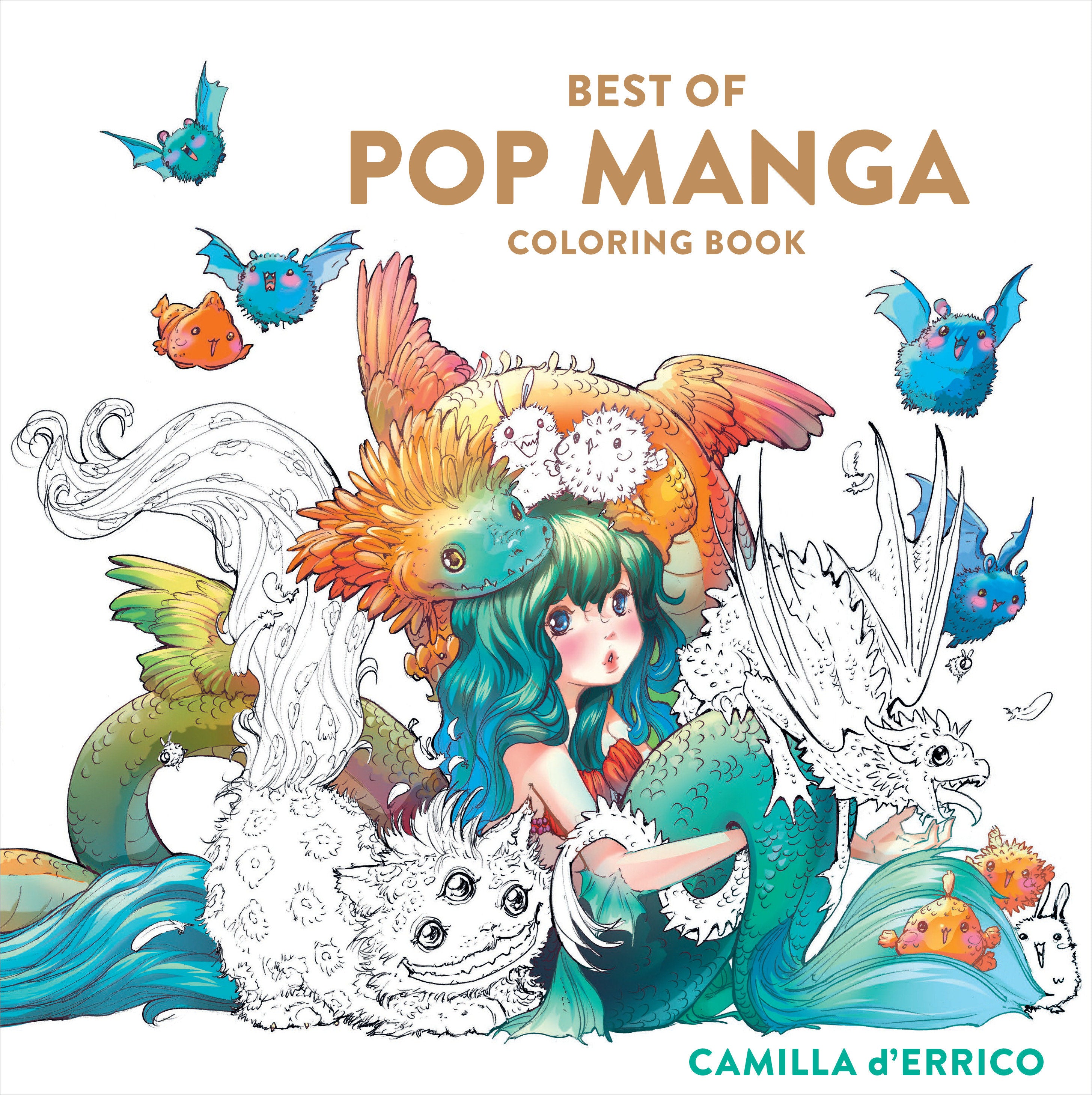 Best Of Pop Manga Coloring Book | Dragon's Lair Comics and Fantasy Houston TX