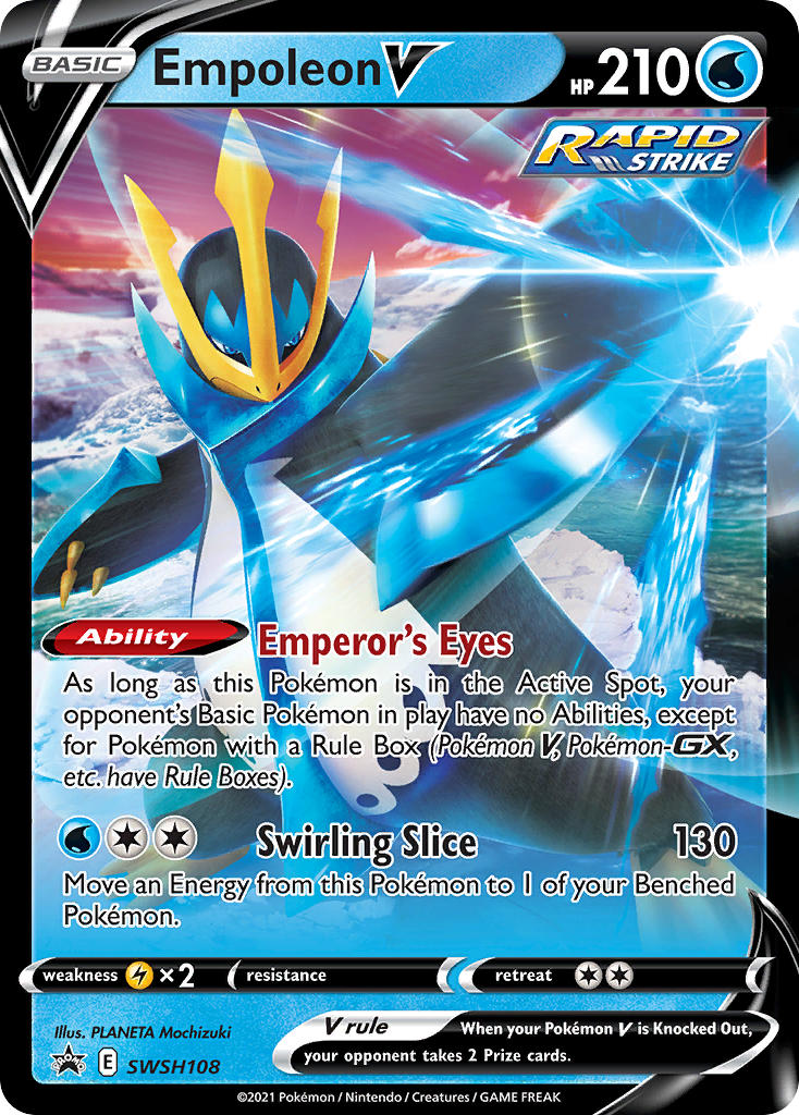 Empoleon V (SWSH108) [Sword & Shield: Black Star Promos] | Dragon's Lair Comics and Fantasy Houston TX