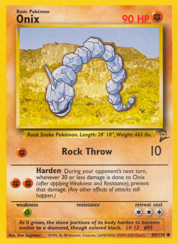 Onix (84/130) [Base Set 2] | Dragon's Lair Comics and Fantasy Houston TX