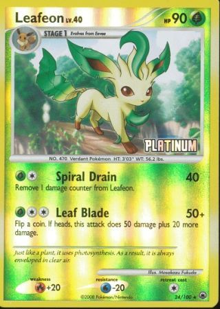 Leafeon (24/100) [Burger King Promos: 2009 Collection] | Dragon's Lair Comics and Fantasy Houston TX