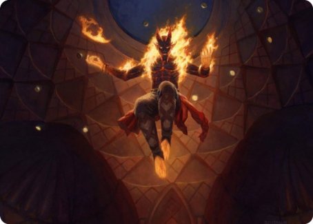 Yusri, Fortune's Flame Art Card [Modern Horizons 2 Art Series] | Dragon's Lair Comics and Fantasy Houston TX