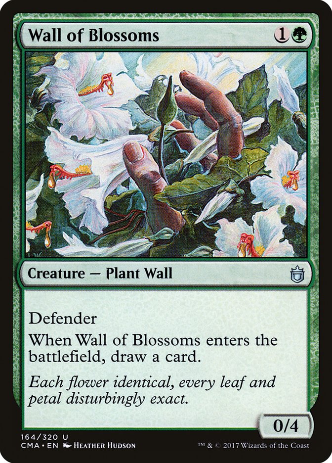 Wall of Blossoms [Commander Anthology] | Dragon's Lair Comics and Fantasy Houston TX