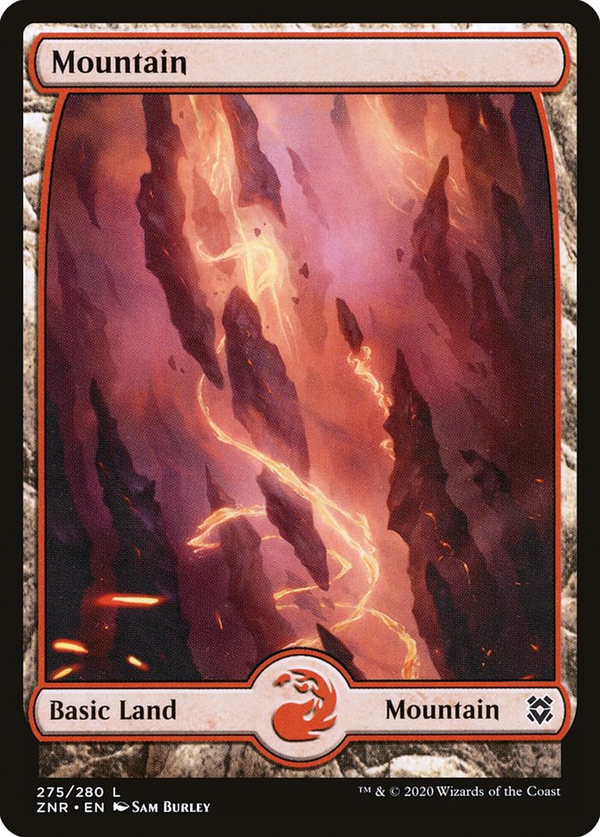 Mountain (275) [Zendikar Rising] | Dragon's Lair Comics and Fantasy Houston TX