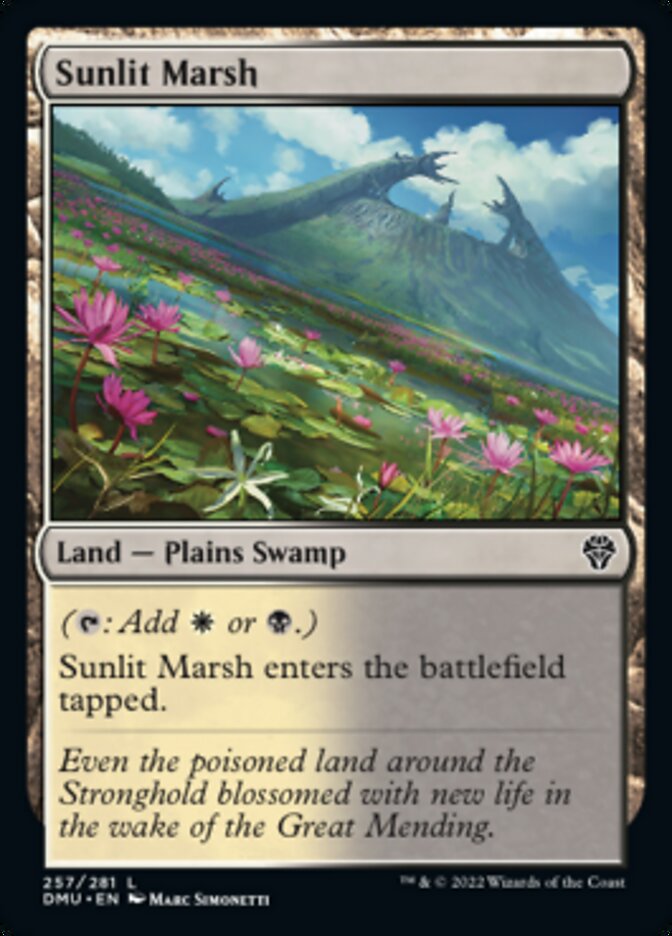 Sunlit Marsh [Dominaria United] | Dragon's Lair Comics and Fantasy Houston TX