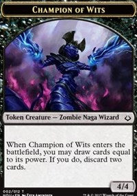 Champion of Wits // Insect Double-Sided Token [Hour of Devastation Tokens] | Dragon's Lair Comics and Fantasy Houston TX