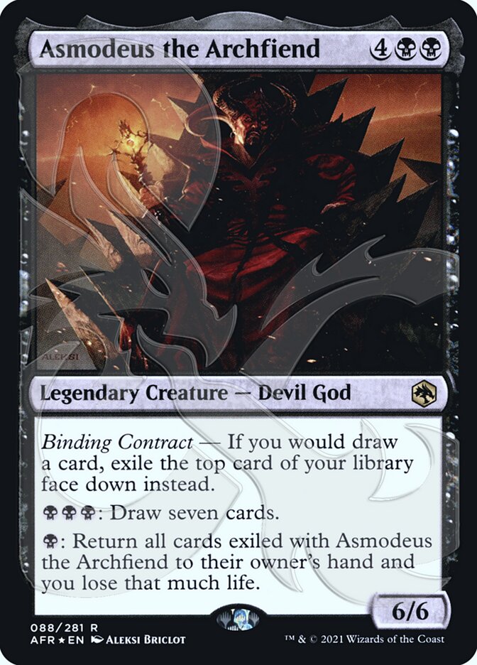 Asmodeus the Archfiend (Ampersand Promo) [Dungeons & Dragons: Adventures in the Forgotten Realms Promos] | Dragon's Lair Comics and Fantasy Houston TX