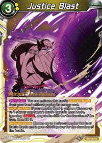 Justice Blast (BT9-067) [Universal Onslaught Prerelease Promos] | Dragon's Lair Comics and Fantasy Houston TX