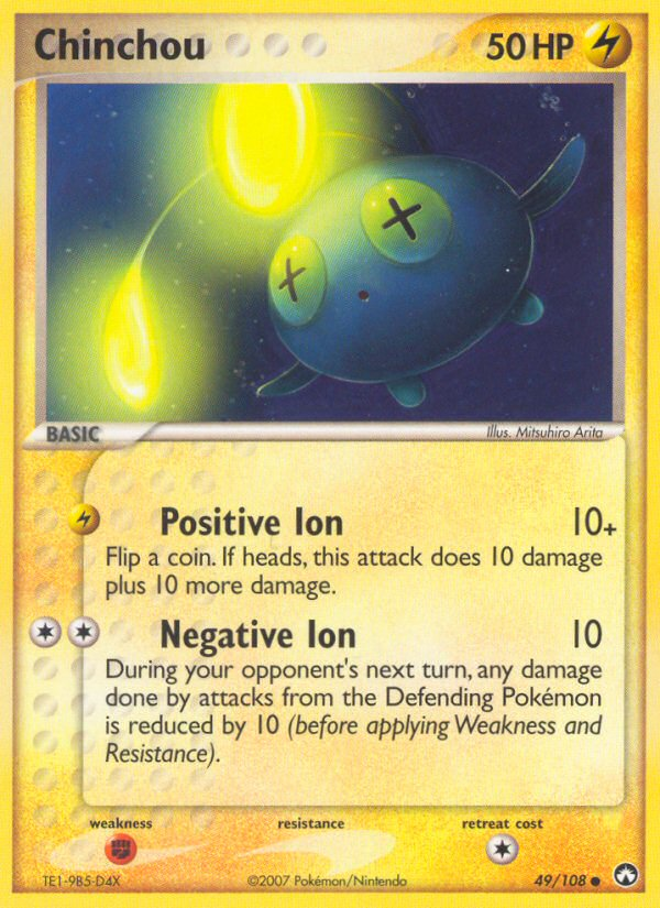 Chinchou (49/108) [EX: Power Keepers] | Dragon's Lair Comics and Fantasy Houston TX