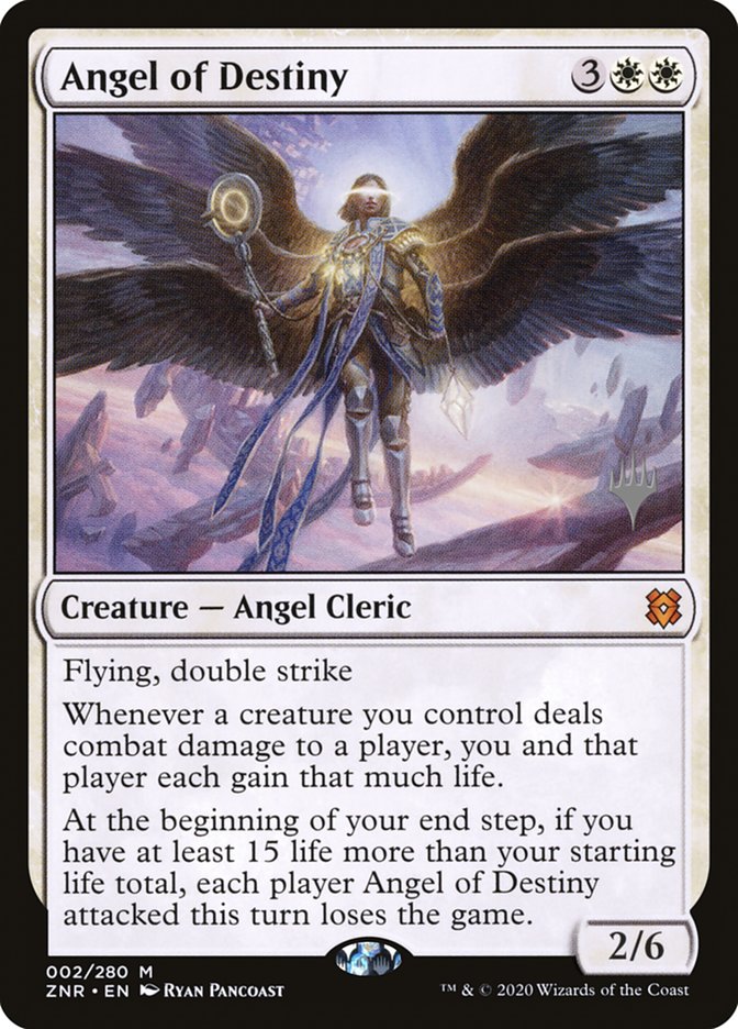 Angel of Destiny (Promo Pack) [Zendikar Rising Promos] | Dragon's Lair Comics and Fantasy Houston TX