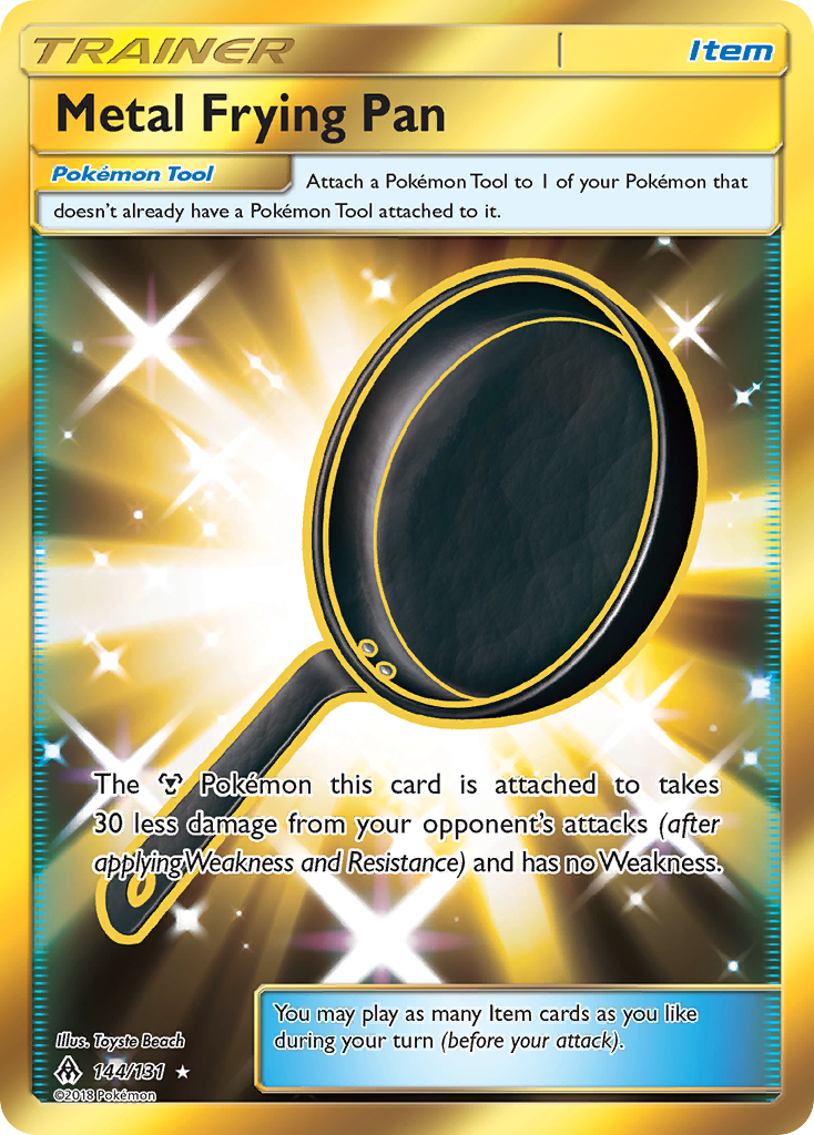 Metal Frying Pan (144/131) [Sun & Moon: Forbidden Light] | Dragon's Lair Comics and Fantasy Houston TX