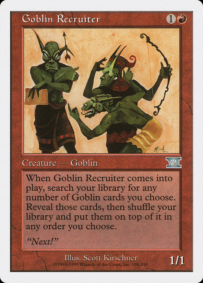 Goblin Recruiter [Classic Sixth Edition] | Dragon's Lair Comics and Fantasy Houston TX