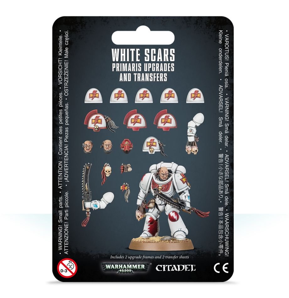 Warhammer 40K: Space Marines White Scars Primaris Upgrades & Transfers | Dragon's Lair Comics and Fantasy Houston TX