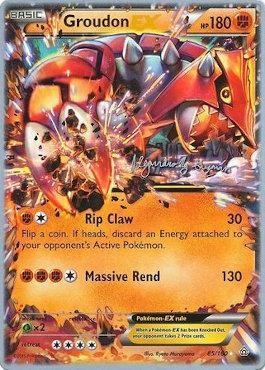 Groudon EX (85/160) (Primal Groudon - Alejandro Ng-Guzman) [World Championships 2015] | Dragon's Lair Comics and Fantasy Houston TX