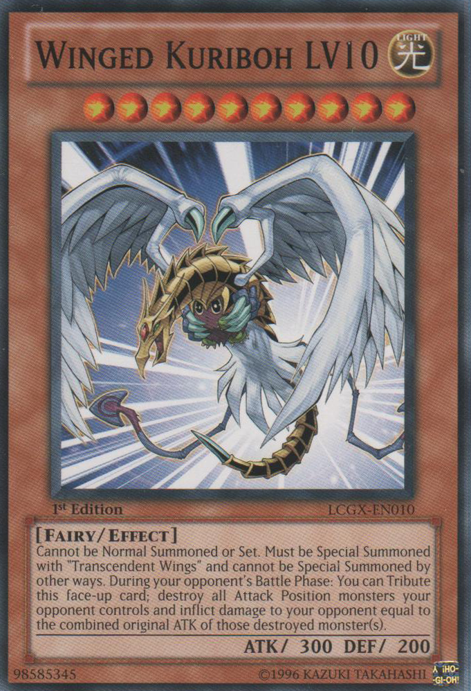 Winged Kuriboh LV10 [LCGX-EN010] Common | Dragon's Lair Comics and Fantasy Houston TX