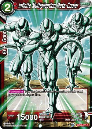 Infinite Multiplication Meta-Cooler (BT17-005) (BT17-005) [Ultimate Squad] | Dragon's Lair Comics and Fantasy Houston TX