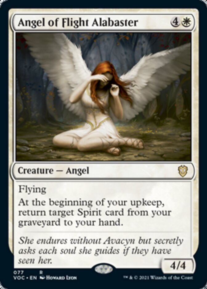 Angel of Flight Alabaster [Innistrad: Crimson Vow Commander] | Dragon's Lair Comics and Fantasy Houston TX