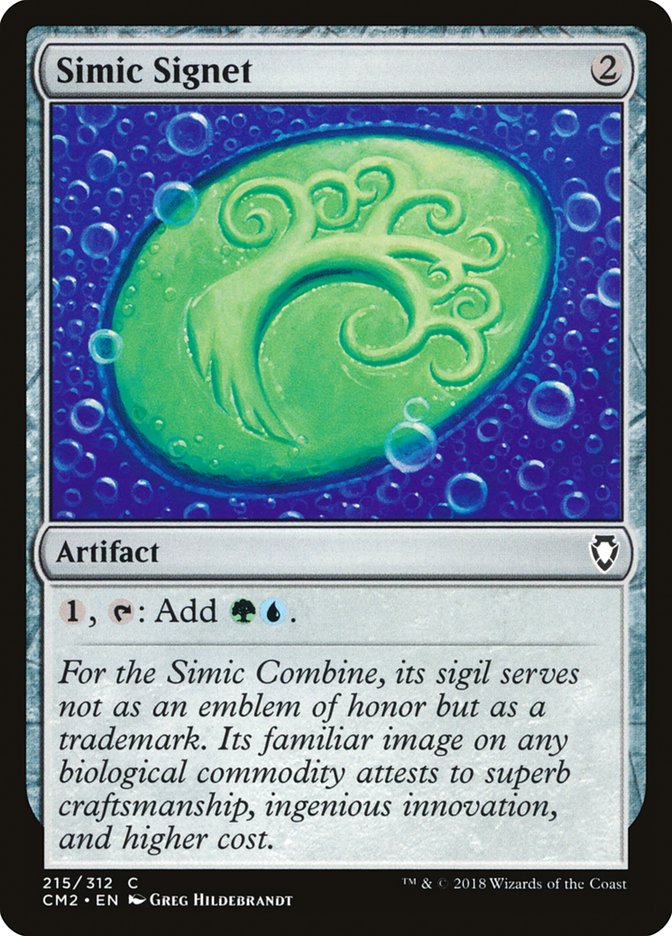 Simic Signet (215/312) [Commander Anthology Volume II] | Dragon's Lair Comics and Fantasy Houston TX