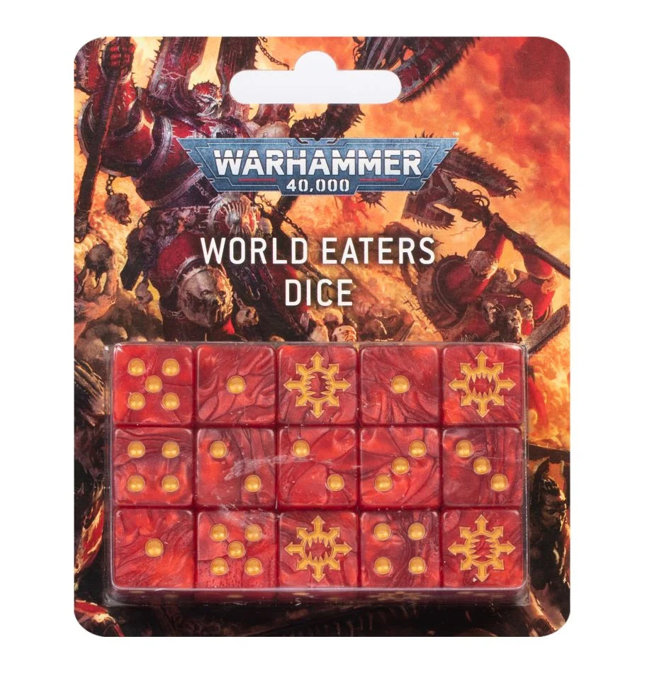 Warhammer 40: World Eaters Dice Set | Dragon's Lair Comics and Fantasy Houston TX