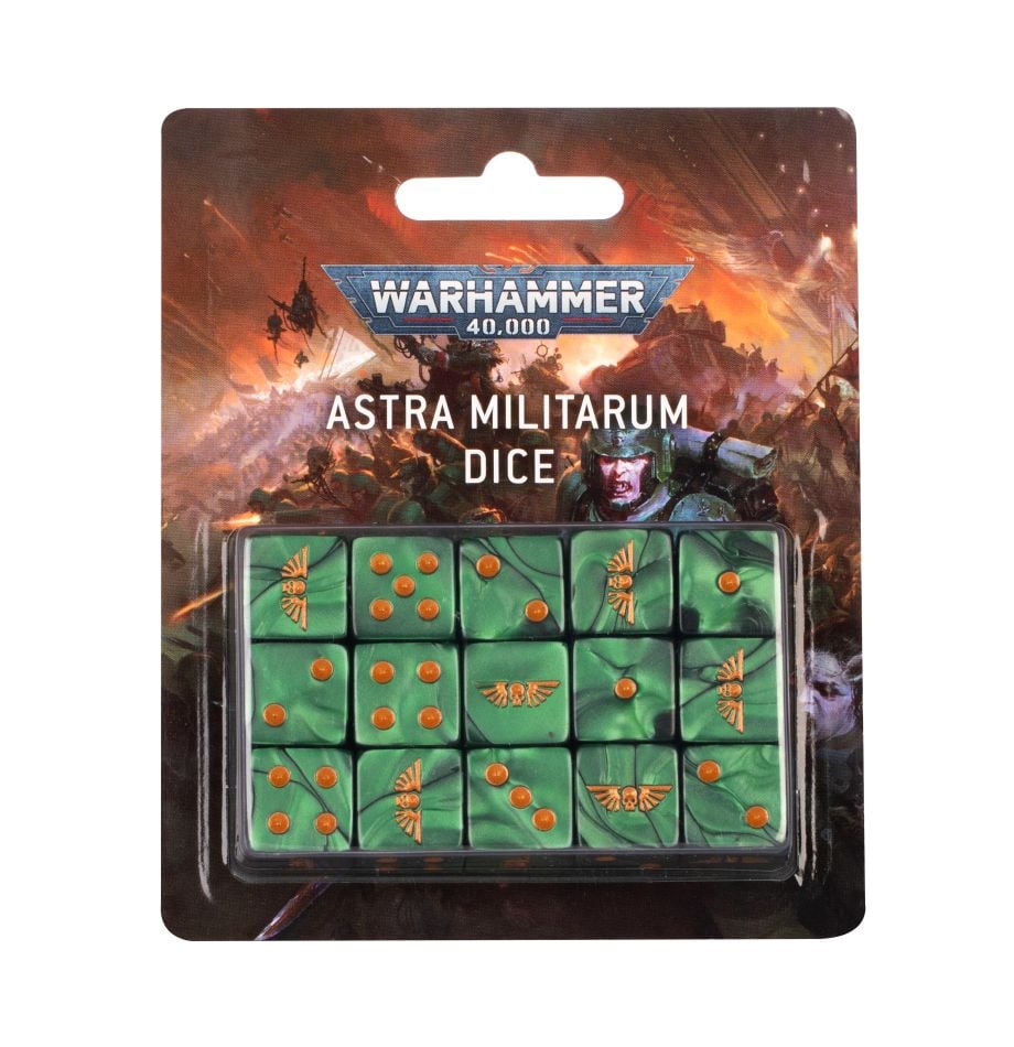 Warhammer 40K: Astra Militarum Dice | Dragon's Lair Comics and Fantasy Houston TX