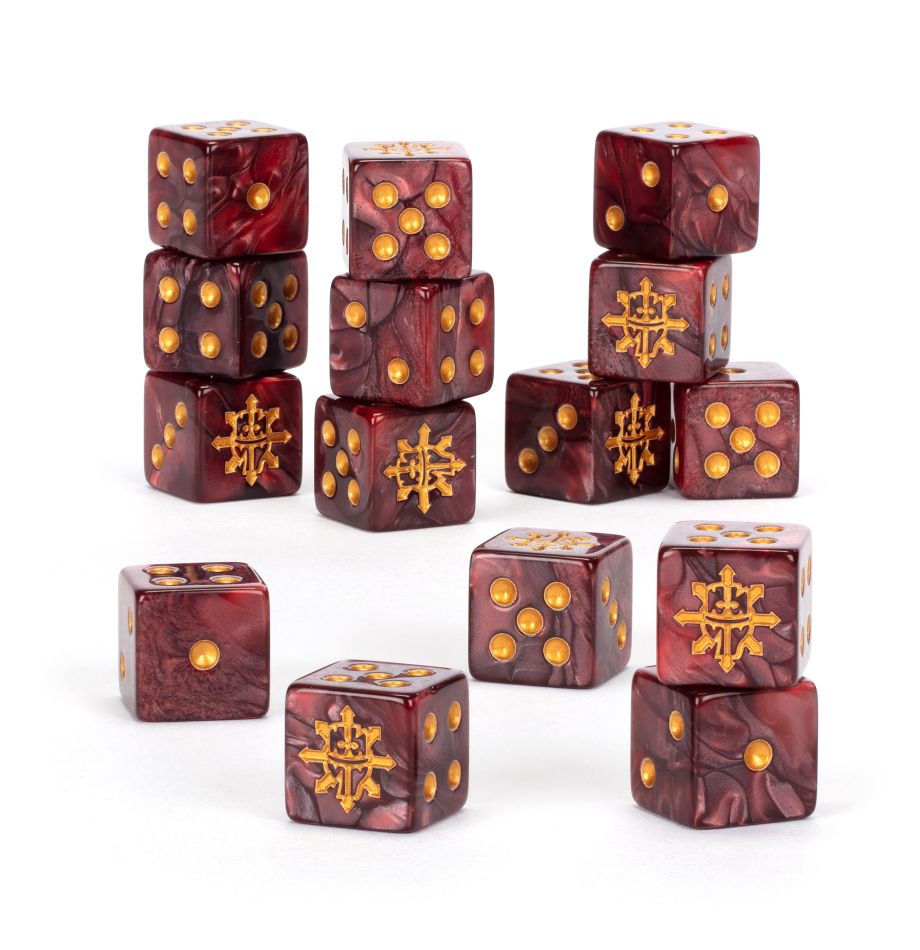 Warhammer 40k: Chaos Knights Dice Set | Dragon's Lair Comics and Fantasy Houston TX